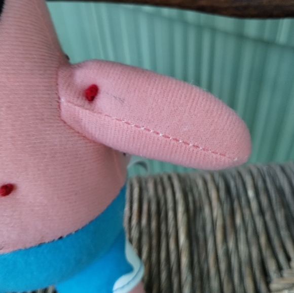 ÷SpongeBob SquarePants Patrick Star Plush with blue Swimtrunks &Glasses 7.5” - Picture 5 of 13